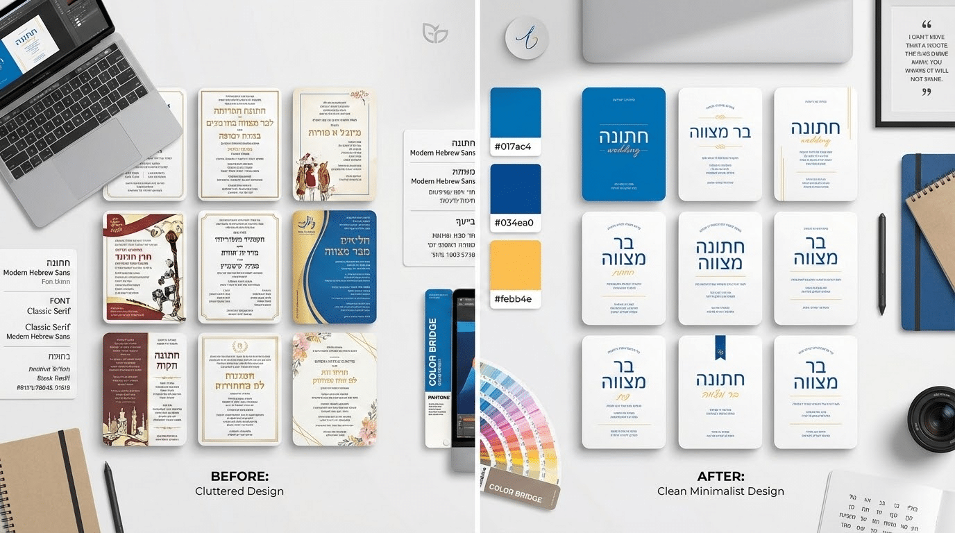 עיצוב הזמנות לאירועים משפחתיים