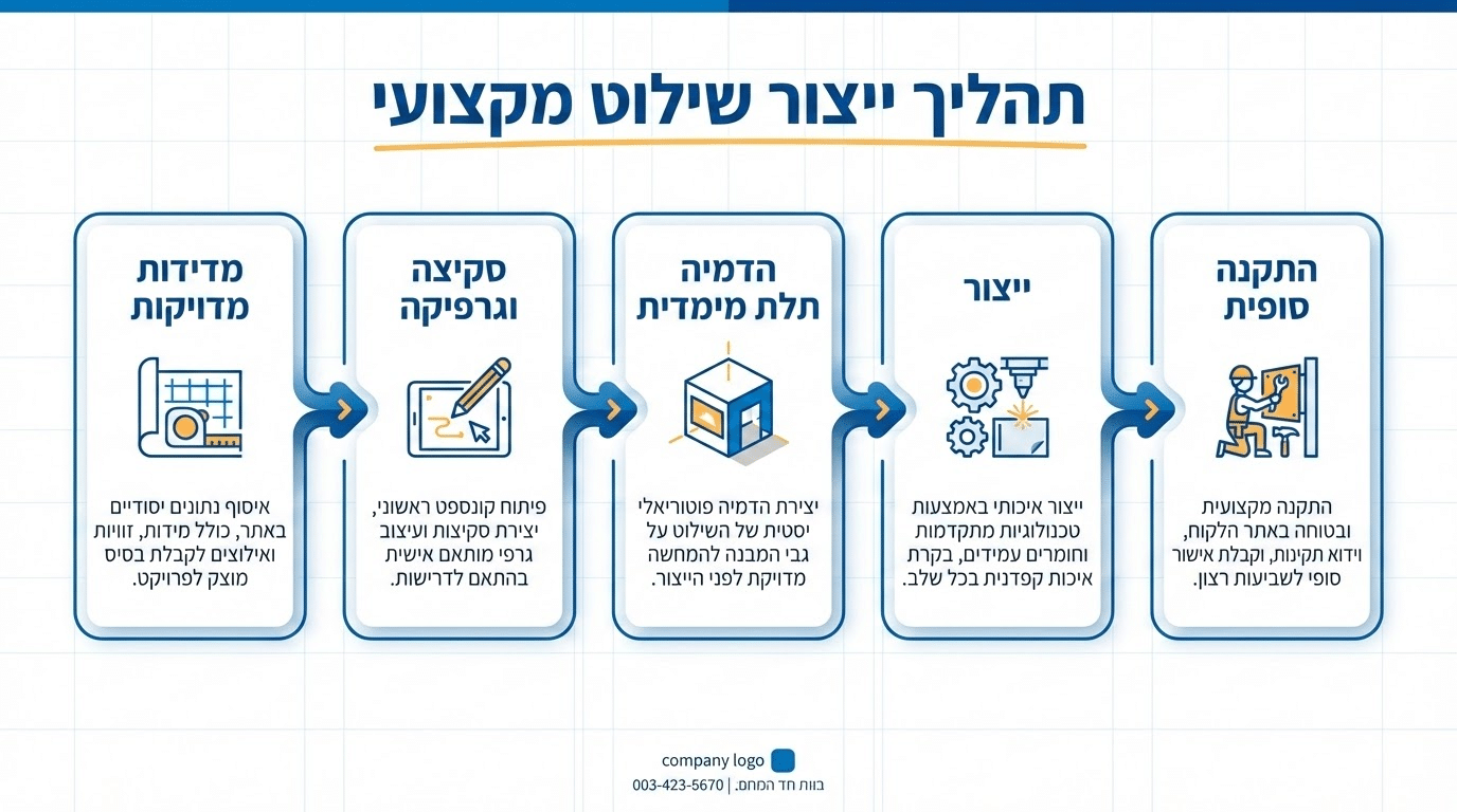 תוך כמה זמן מייצרים ומתקינים שלט לעסק
